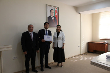 Səbail Rayon İcra Hakimiyyətində “Mülkiyyət hüququnun qorunması və Avropa Konvensiyası” mövzusunda təlim keçirilmişdir