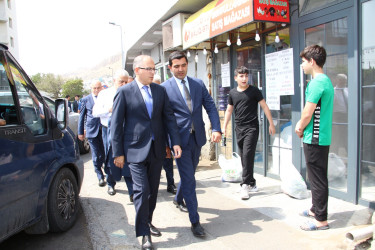 Rayon İcra Hakimiyyətinin başçısı 20-ci sahə yaşayış massivində sakinlərin müraciətlərini dinləmiş və əraziyə baxış keçirmişdir