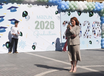 Səbail rayonu 132-134 nömrəli təhsil kompleksində “Son zəng” tədbiri keçirilmişdir