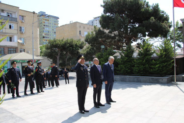 “2 İyul - Azərbaycan Polisi Günü” ilə əlaqədar "Şəhidlər" abidə kompleksi ziyarət olunmuşdur