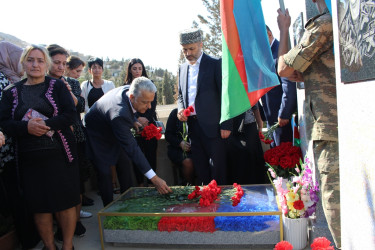 Şəhid Yusif Budaqovun doğum günü münasibətilə məzarı ziyarət olundu