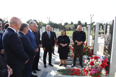 27 sentyabr - Anım Gününün ildönümü ilə əlaqədar Hərbi Memorial Məzarlıq ziyarət olundu
