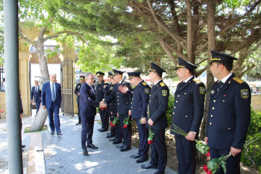 Səbail rayonunda “2 İyul - Azərbaycan Polisi Günü” ilə əlaqədar Ümummilli Lider Heydər Əliyevin xatirəsi anılıb