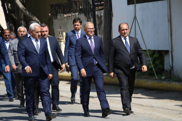 Rayon İcra Hakimiyyətinin başçısı 20-ci sahə yaşayış massivində sakinlərin müraciətlərini dinləmiş və əraziyə baxış keçirmişdir