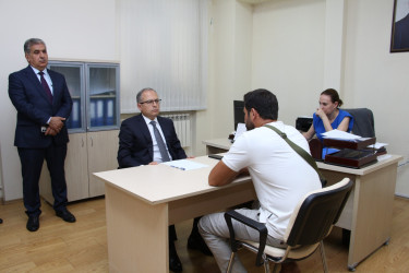 Səbail Rayon İcra Hakimiyyətində Vətən müharibəsi iştirakçıları ilə görüş keçirilib