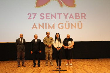 27 Sentyabr–Anım Gününə həsr olunmuş tədbir keçirildi