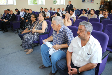 Rayon İcra Hakimiyyətinin başçısı 20-ci sahə yaşayış massivində sakinlərlə növbəti səyyar qəbul keçirmişdir