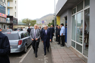 Rayon İcra Hakimiyyətinin başçısı 20-ci sahə yaşayış massivində əraziyə baxış keçirib