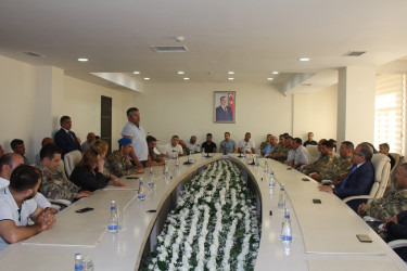 Səbail Rayon İcra Hakimiyyətində “Heydər Əliyev müasir Azərbaycan Ordusunun qurucusudur” mövzusunda tədbir keçirilmişdir