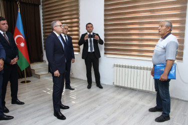 Rayon İcra Hakimiyyətinin başçısı sakinlərlə səyyar görüş keçirmişdir