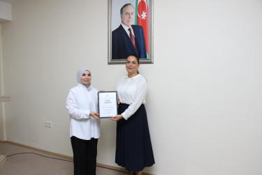 Səbaildə 5 oktyabr - Beynəlxalq Müəllimlər Günü qeyd olundu