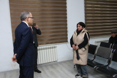 Rayon İcra Hakimiyyətinin başçısı sakinlərlə səyyar görüş keçirmişdir