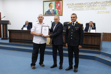 Səbaildə Azərbaycan Polisinin yaranmasının 108-ci ildönümünə həsr olunmuş tədbir keçirilib