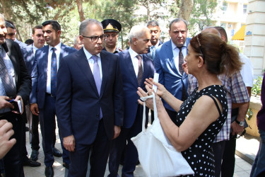 Rayon İcra Hakimiyyətinin başçısı sakinlərlə səyyar görüş keçirmişdir
