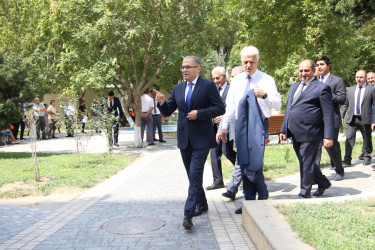 Rayon İcra Hakimiyyətinin başçısı 20-ci sahə yaşayış massivində sakinlərin müraciətlərini dinləmiş və əraziyə baxış keçirmişdir