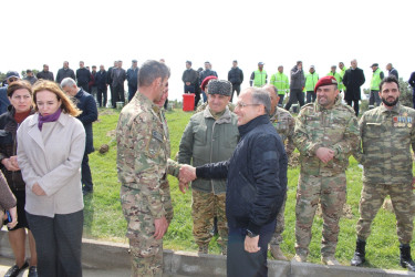 Səbail rayonunda “Heydər Əliyev ili” çərçivəsində ağacəkmə aksiyası keçirilib