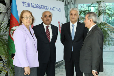 Səbail rayonunda Yeni Azərbaycan Partiyasının yaranmasının 33-cü il dönümü münasibətilə tədbir keçirilmişdir