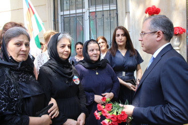 Şəhid Paşayev Nurəddin Məhəmmədəli oğlunun xatirə lövhəsinin açılış mərasimi keçirilib