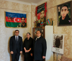 Səbail rayonunda Novruz bayramı münasibətilə şəhidlərin ailə üzvləri ziyarət olundu