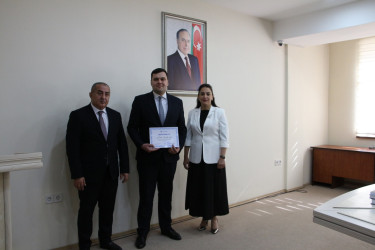 Səbail Rayon İcra Hakimiyyətində “Mülkiyyət hüququnun qorunması və Avropa Konvensiyası” mövzusunda təlim keçirilmişdir