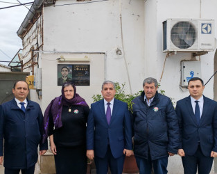 Səbail rayonunda Novruz bayramı münasibətilə şəhidlərin ailə üzvləri ziyarət olundu