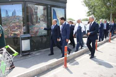 Rayon İcra Hakimiyyətinin başçısı 20-ci sahə yaşayış massivində sakinlərin müraciətlərini dinləmiş və əraziyə baxış keçirmişdir