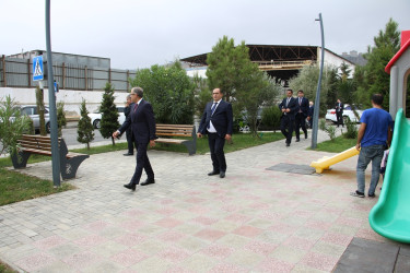 Rayon İcra Hakimiyyətinin başçısı Gülbala Əliyev küçəsinə baxış keçirmişdir