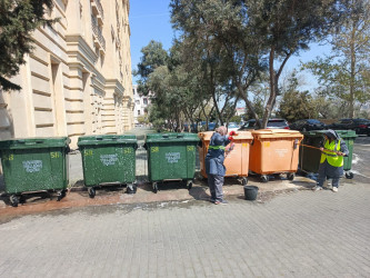 Səbail rayon ərazisində növbəti iməcilik işləri həyata keçirilmişdir