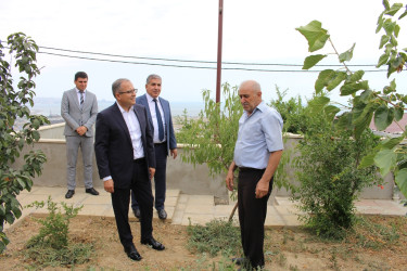 Rayon İcra Hakimiyyətinin başçısı “Rəşadət” ordenli şəhid İlkin Əhədzadənin ailə üzvlərini ziyarət etdi