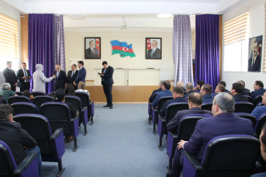 Rayon İcra Hakimiyyətinin başçısı 20-ci sahə yaşayış massivində sakinlərlə növbəti səyyar qəbul keçirmişdir