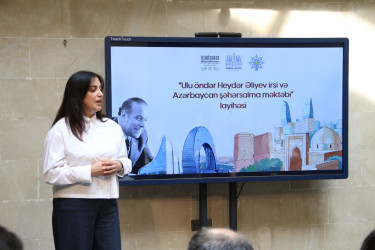 Səbail rayonunda “Ulu öndər Heydər Əliyev irsi və Azərbaycan şəhərsalma məktəbi” mövzusunda tədbir keçirilmişdir