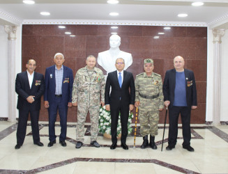 Səbail Rayon İcra Hakimiyyətində Qarabağ müharibəsi veteranları ilə görüş keçirilib