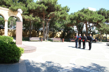 Səbail rayonunda 2 İyul - Azərbaycan Polisi Günü ilə əlaqədar Ümummilli Lider Heydər Əliyevin xatirəsi anılıb