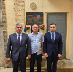 Səbail rayonunda Vətən müharibəsi şəhidlərinin ailə üzvləri Qurban bayramı münasibətilə ziyarət olundu