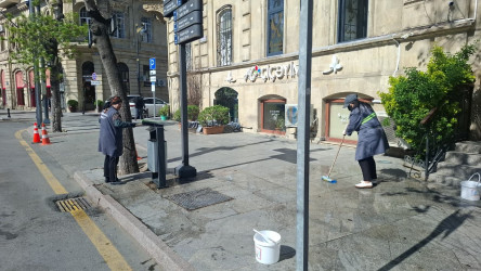 Səbail rayon ərazisində növbəti iməcilik işləri həyata keçirilmişdir