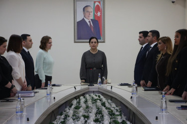 Səbail Rayon İcra Hakimiyyətində 31 mart - Azərbaycanlıların Soyqırımı Günü ilə bağlı anım tədbiri keçirilmişdir