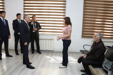 Rayon İcra Hakimiyyətinin başçısı sakinlərlə səyyar görüş keçirmişdir