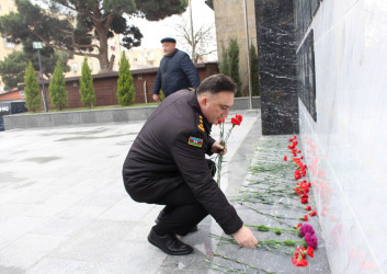 Səbail rayonunda “Şəhidlər” abidə kompleksi ziyarət edilib