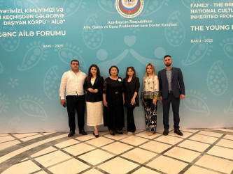 Səbail rayonunun gənc ailələri Gənc Ailə Forumunda iştirak edib