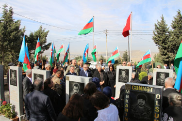 Səbail rayonunda Anım Günü ilə əlaqədar şəhidlərin məzarları ziyarət olundu