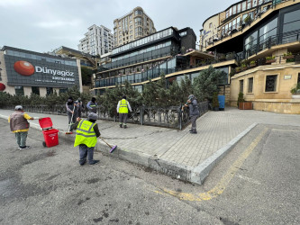 Səbail rayon ərazisində növbəti iməcilik işləri həyata keçirilmişdir