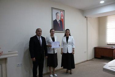 Səbail Rayon İcra Hakimiyyətində “Mülkiyyət hüququnun qorunması və Avropa Konvensiyası” mövzusunda təlim keçirilmişdir