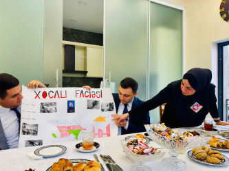 Səbail rayonunda şəhidlərin  ailə üzvləri ziyarət olunur