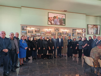 Bibiheybət məscid-ziyarətgah kompleksində şəhid ailələri, qazilər və veteranlarla görüş keçirilmişdir