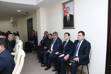 Səbail rayonunda “Su hövzələrində insanların təhlükəsizliyinin təmin edilməsi” mövzusunda müşavirə keçirilmişdir