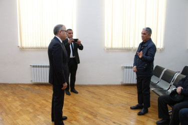 Rayon İcra Hakimiyyətinin başçısı Badamdar qəsəbəsində sakinlərlə səyyar görüş keçirmişdir
