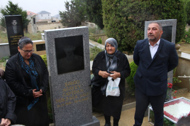 Cavidan Ağayevin şəhid olmasının ildönümü ilə bağlı məzarı ziyarət olundu