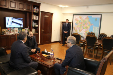 Rayon İcra Hakimiyyətinin başçısı Vətən müharibəsi şəhidi Əli Tağıyevin atası Aydın Tağıyev ilə görüş keçirmişdir