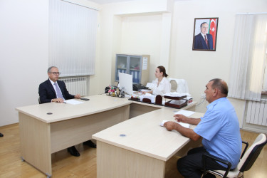 Səbail Rayon İcra Hakimiyyətində keçirilən vətəndaş qəbulları