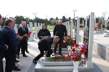 27 sentyabr - Anım Gününün ildönümü ilə əlaqədar Hərbi Memorial Məzarlıq ziyarət olundu